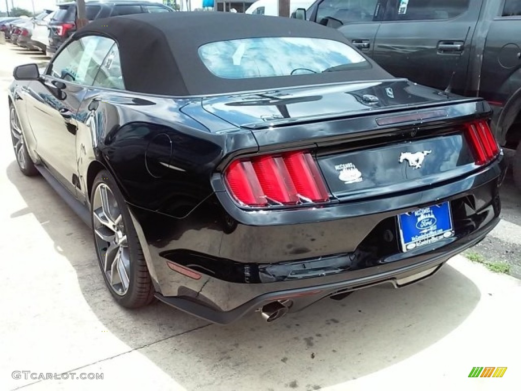 2016 Mustang EcoBoost Premium Convertible - Shadow Black / Ebony photo #32