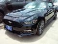 2016 Shadow Black Ford Mustang EcoBoost Premium Convertible  photo #33