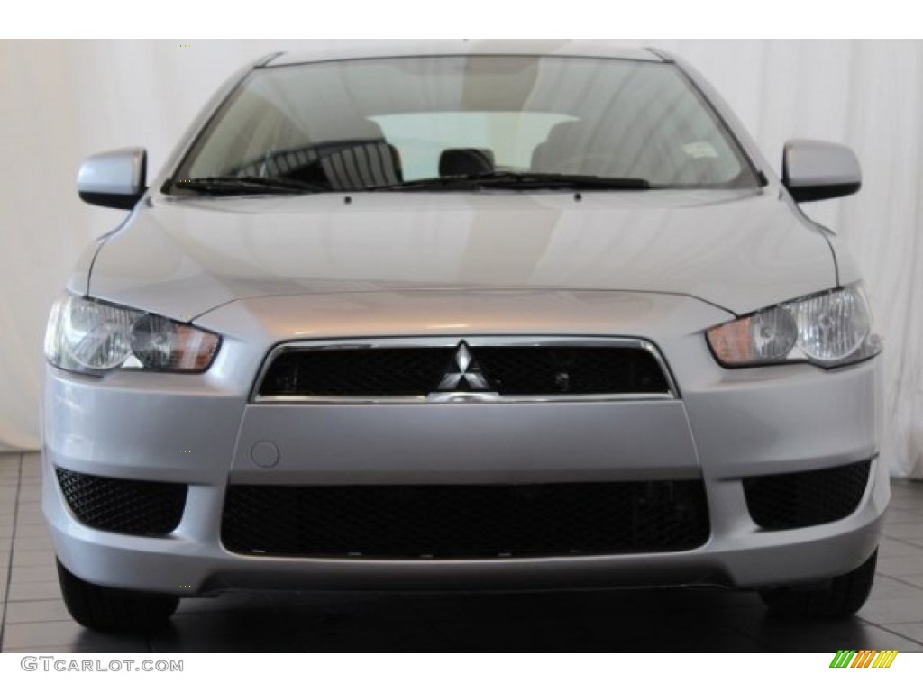 2011 Lancer Sportback ES - Apex Silver Metallic / Black photo #4