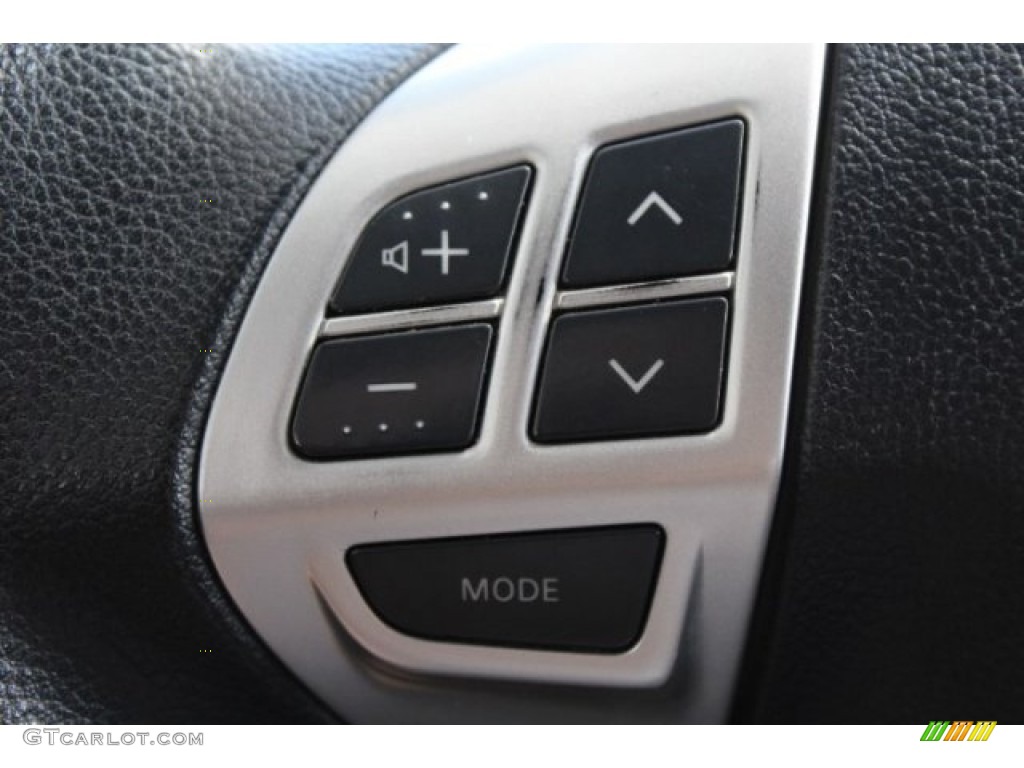 2011 Lancer Sportback ES - Apex Silver Metallic / Black photo #12