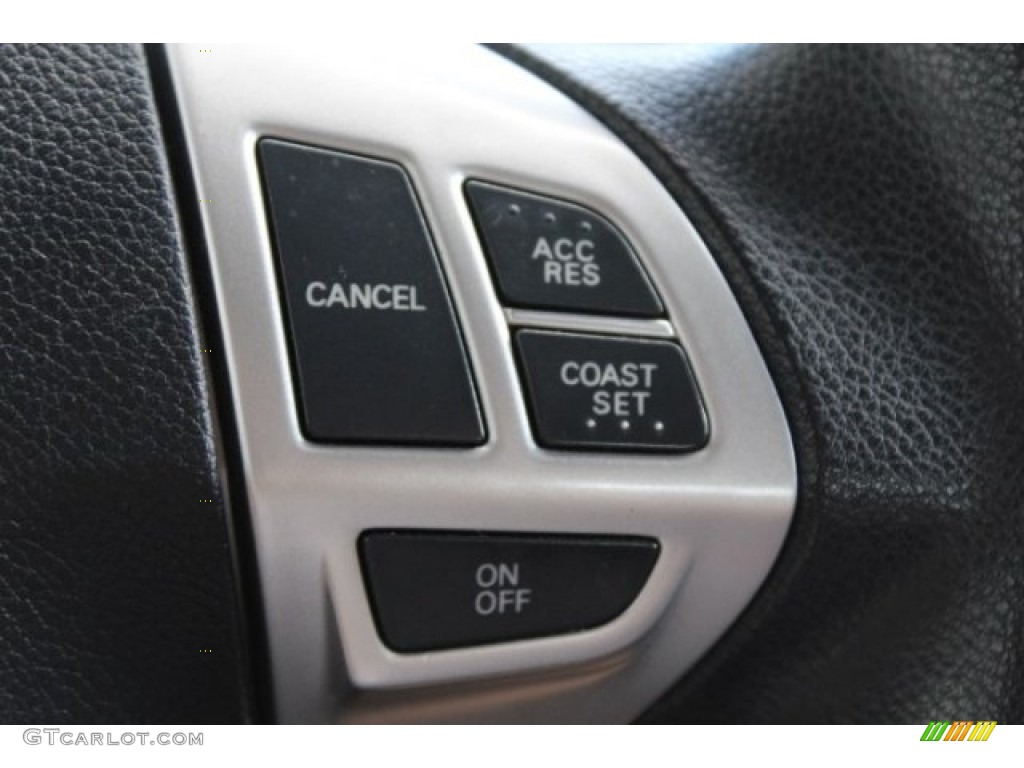 2011 Lancer Sportback ES - Apex Silver Metallic / Black photo #14