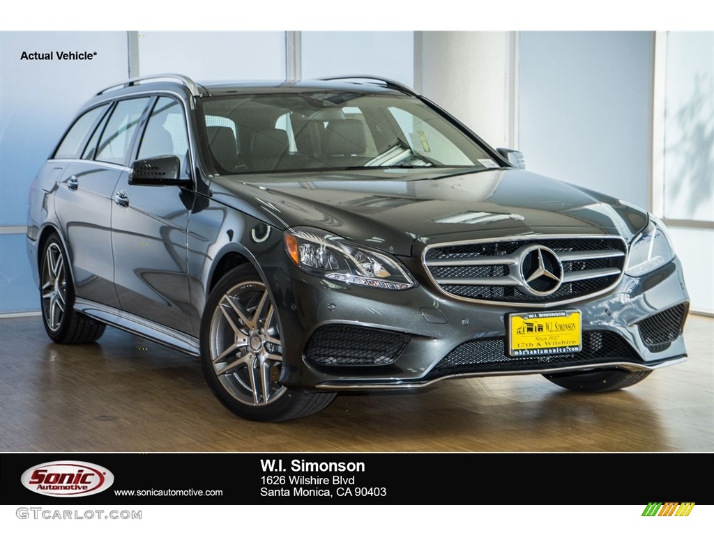 2016 E 350 4Matic Wagon - designo Graphite / Crystal Grey/Black photo #1