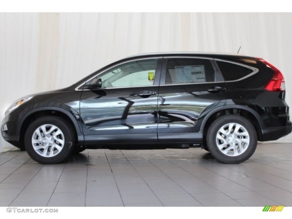 2016 CR-V EX-L - Crystal Black Pearl / Black photo #5