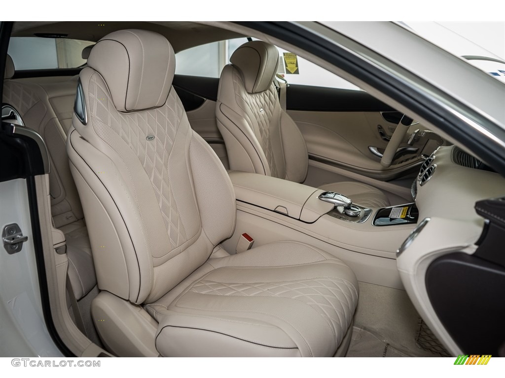 designo Porcelain/Espresso Brown Interior 2016 Mercedes-Benz S 550 4Matic Coupe Photo #114292031