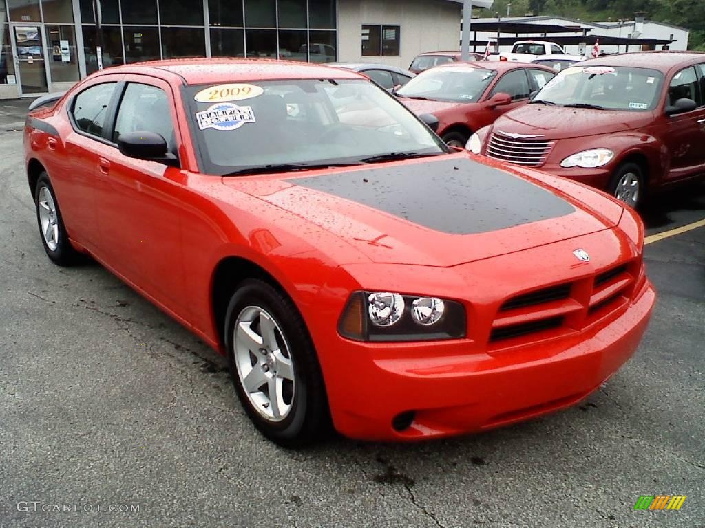 2009 Charger SE - TorRed / Dark Slate Gray photo #1