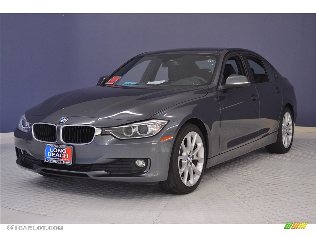 2014 3 Series 320i Sedan - Mineral Grey Metallic / Black photo #3