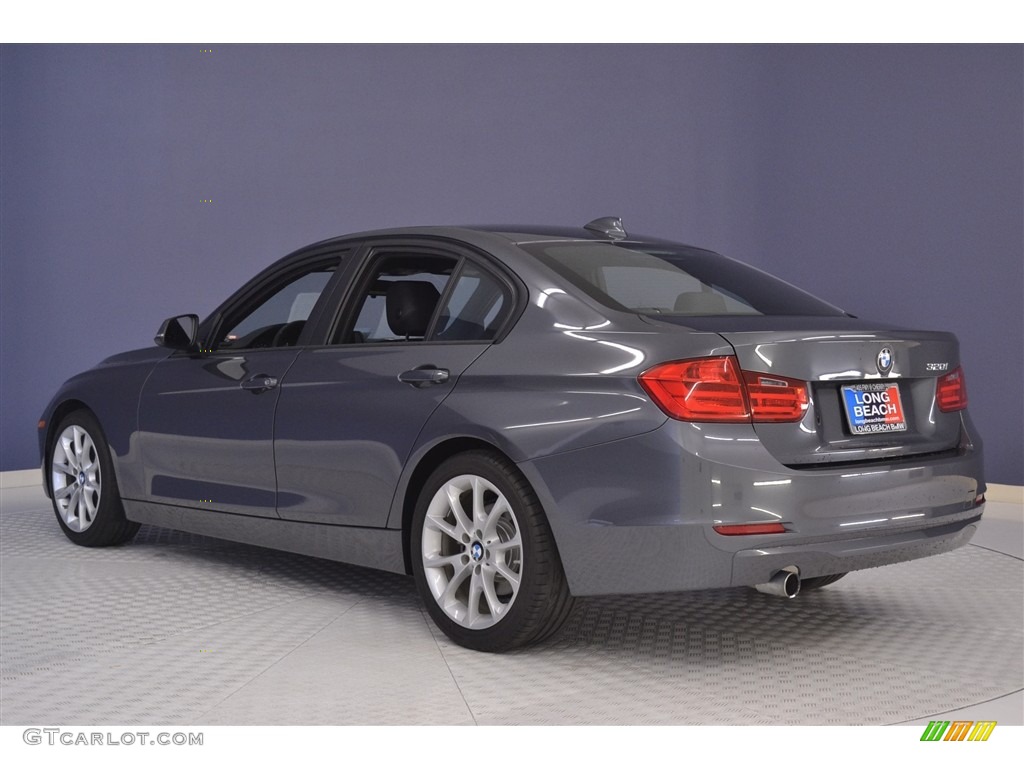 2014 3 Series 320i Sedan - Mineral Grey Metallic / Black photo #5