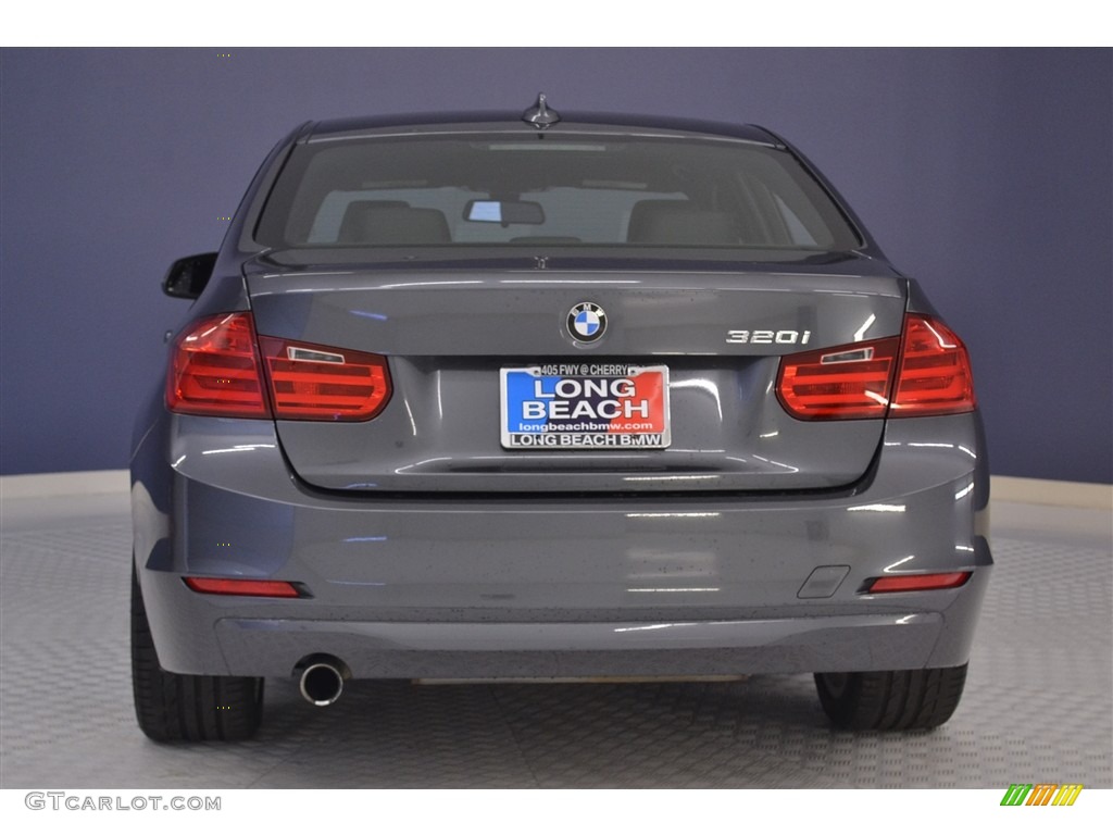 2014 3 Series 320i Sedan - Mineral Grey Metallic / Black photo #6