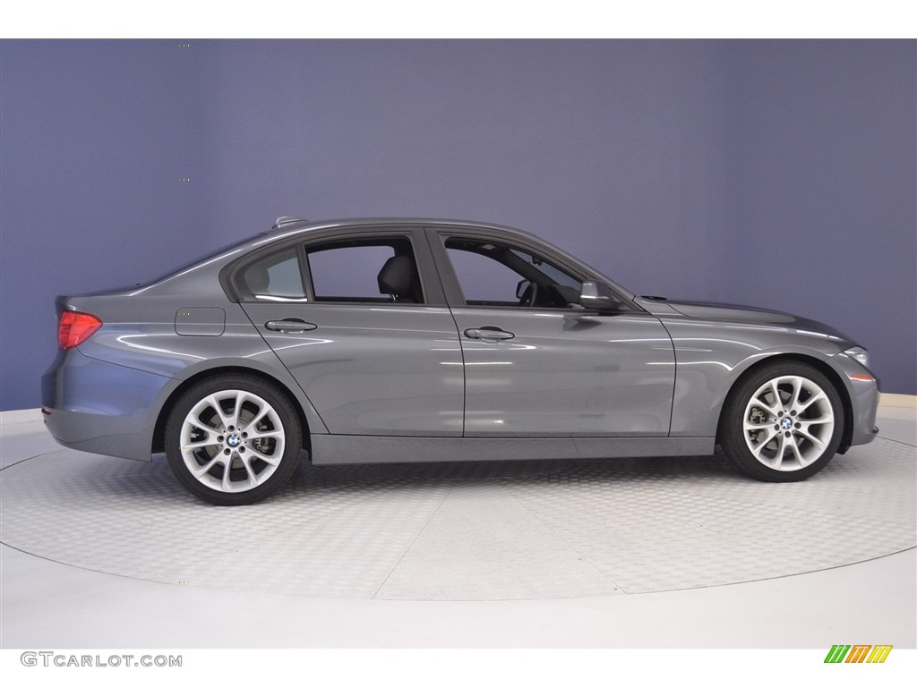 2014 3 Series 320i Sedan - Mineral Grey Metallic / Black photo #8
