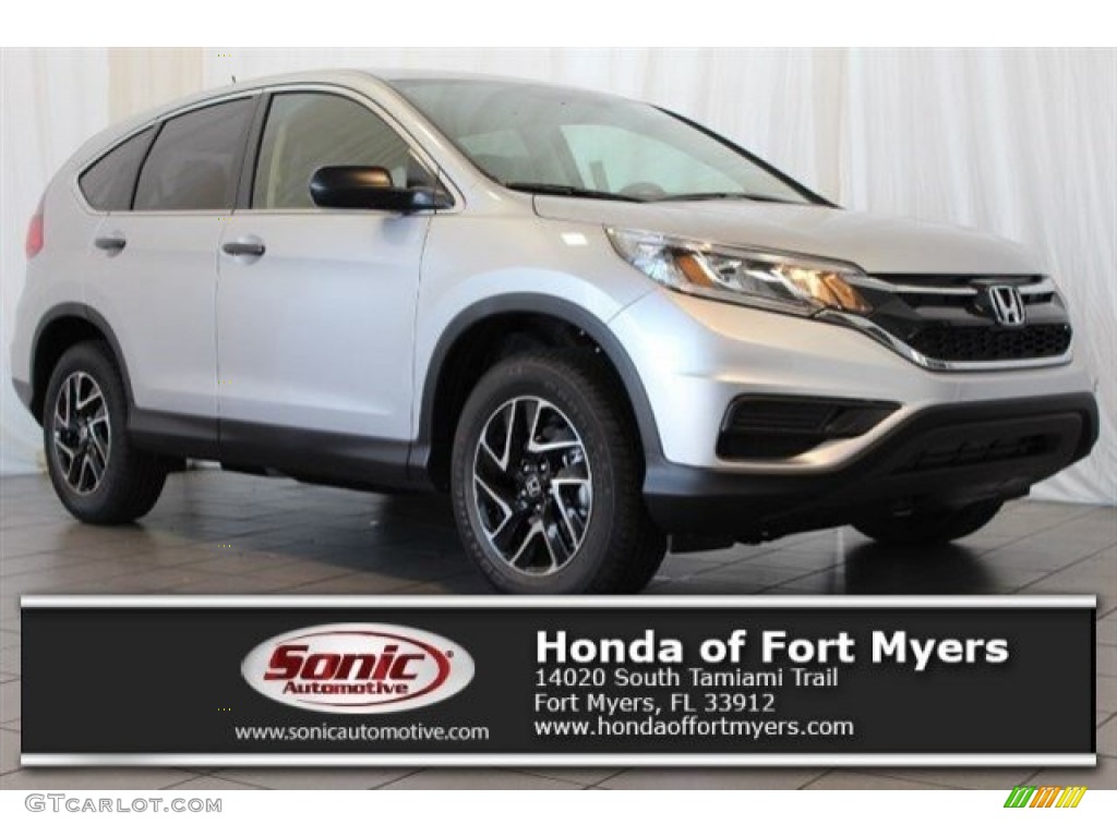 2016 CR-V SE - Alabaster Silver Metallic / Gray photo #1