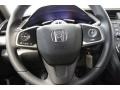 2016 Honda Civic Black Interior Steering Wheel Photo