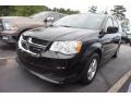 Brilliant Black Crystal Pearl 2012 Dodge Grand Caravan SXT