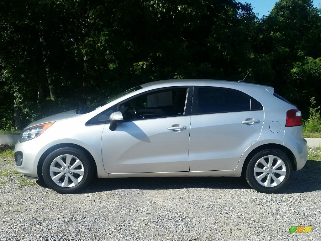 2013 Rio EX 5-Door - Bright Silver / Black photo #5