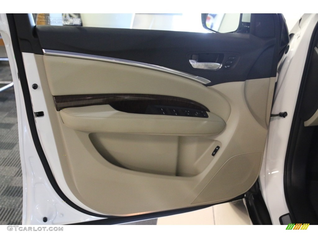 2017 Acura MDX Technology SH-AWD Parchment Door Panel Photo #114308188