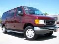 Dark Toreador Red Metallic 2006 Ford E Series Van E350 XLT Passenger