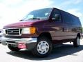 Dark Toreador Red Metallic - E Series Van E350 XLT Passenger Photo No. 3