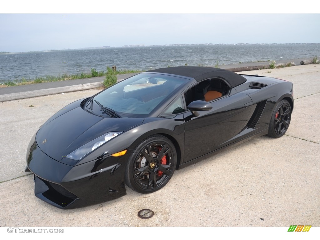 2008 Gallardo Spyder E-Gear - Nero Noctis / Black photo #1