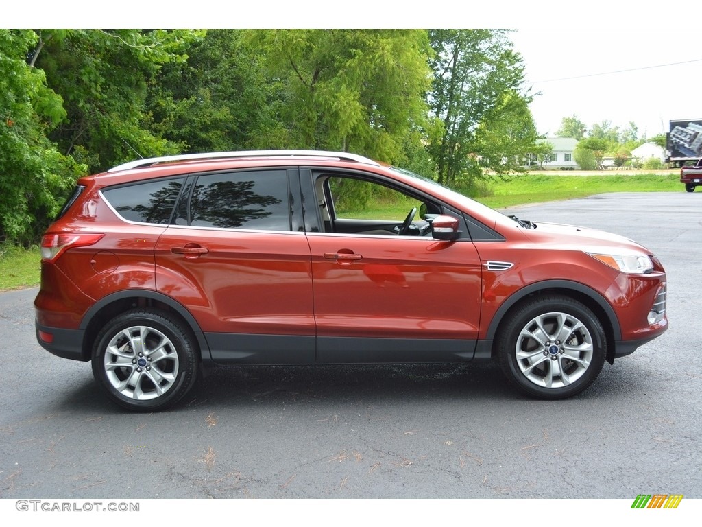 2015 Escape Titanium 4WD - Sunset Metallic / Medium Light Stone photo #2