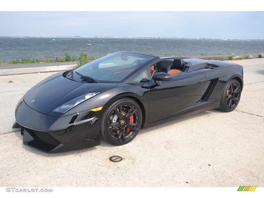 Nero Noctis 2008 Lamborghini Gallardo Spyder E-Gear Exterior Photo #114308740