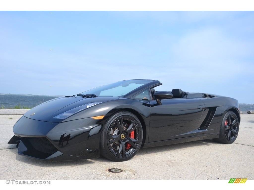 Nero Noctis 2008 Lamborghini Gallardo Spyder E-Gear Exterior Photo #114308767