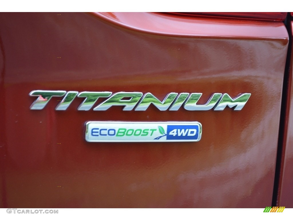 2015 Escape Titanium 4WD - Sunset Metallic / Medium Light Stone photo #5