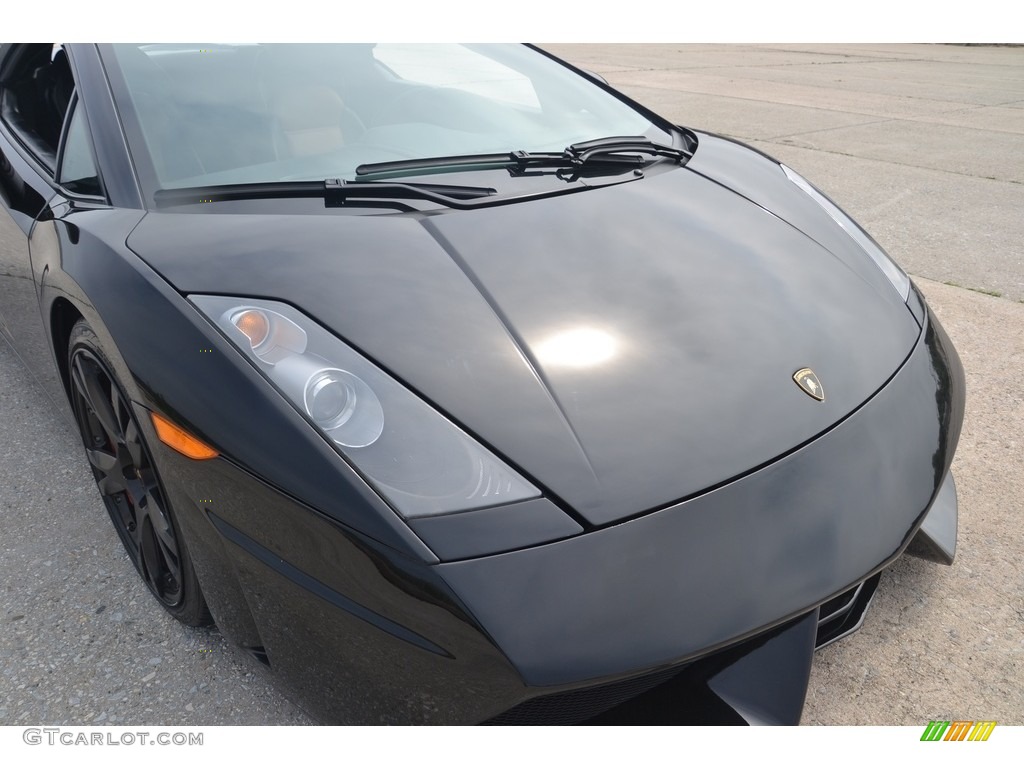 2008 Gallardo Spyder E-Gear - Nero Noctis / Black photo #15