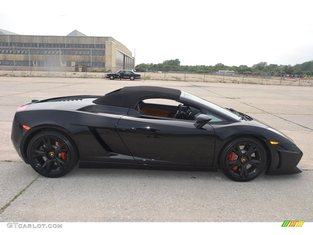 2008 Gallardo Spyder E-Gear - Nero Noctis / Black photo #17