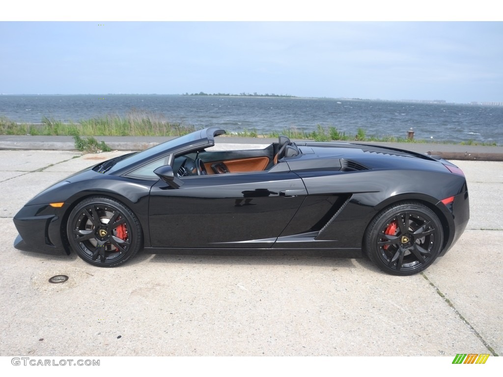 Nero Noctis 2008 Lamborghini Gallardo Spyder E-Gear Exterior Photo #114309256