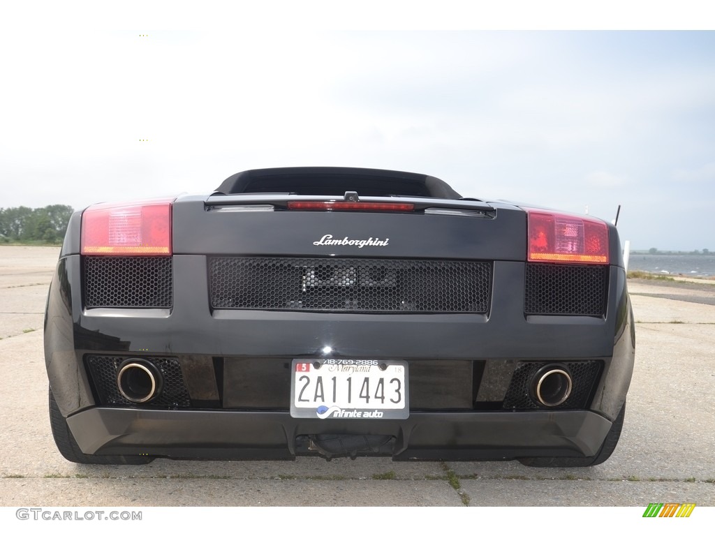 2008 Gallardo Spyder E-Gear - Nero Noctis / Black photo #31