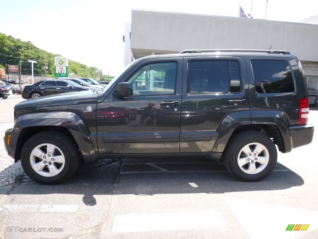 2010 Liberty Sport 4x4 - Dark Charcoal Pearl / Dark Slate Gray photo #2