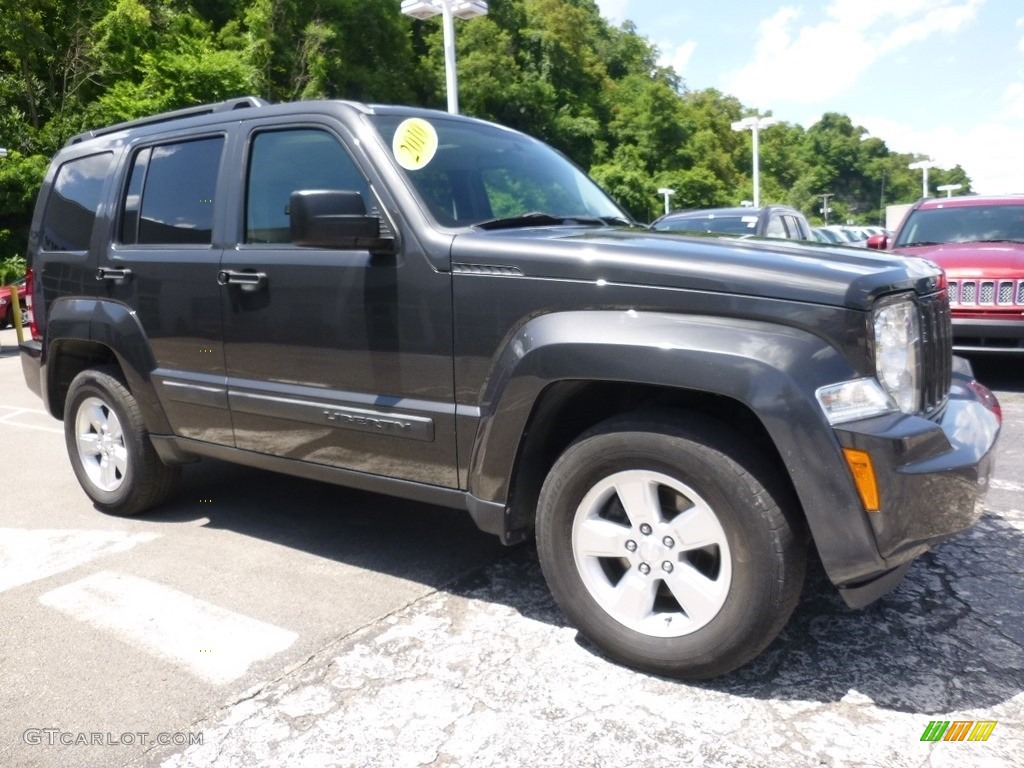 2010 Liberty Sport 4x4 - Dark Charcoal Pearl / Dark Slate Gray photo #8