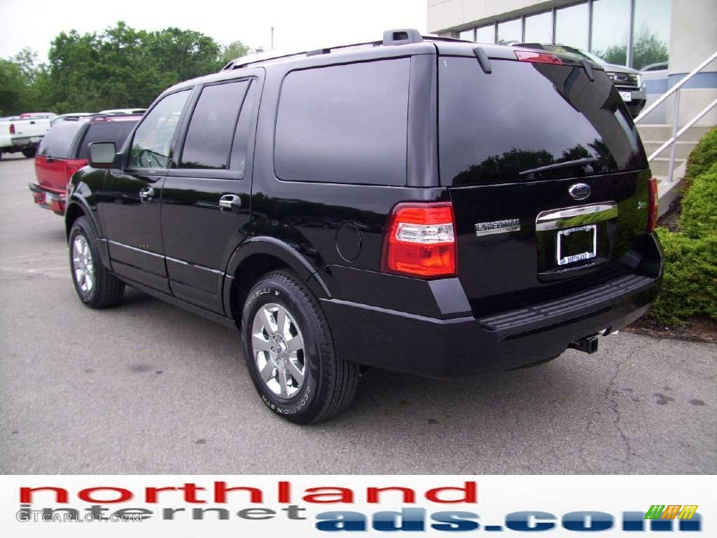 2009 Expedition Limited 4x4 - Black / Stone photo #2