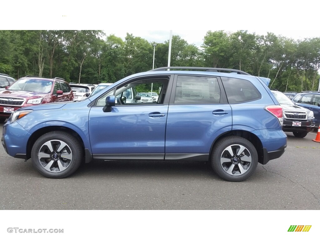 2017 Forester 2.5i Premium - Quartz Blue Pearl / Gray photo #3