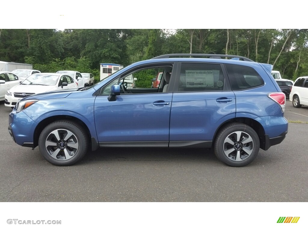 Quartz Blue Pearl 2017 Subaru Forester 2.5i Premium Exterior Photo #114315571