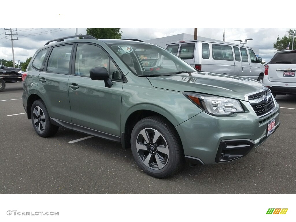 Jasmine Green Metallic 2017 Subaru Forester 2.5i Exterior Photo #114316193