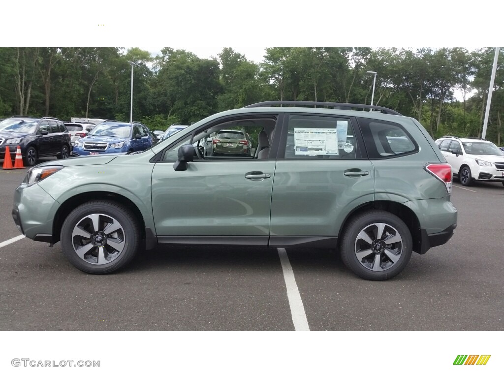 Jasmine Green Metallic 2017 Subaru Forester 2.5i Exterior Photo #114316234
