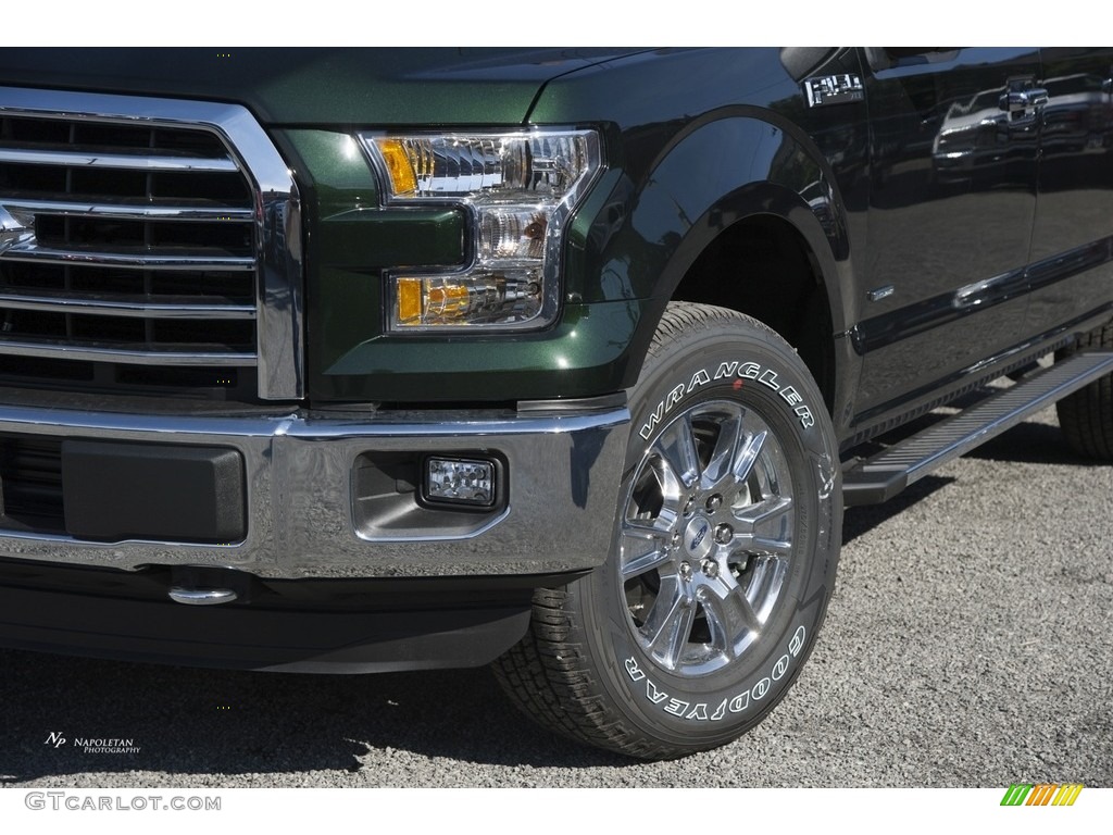 2016 F150 XLT SuperCrew 4x4 - Green Gem / Medium Earth Gray photo #2