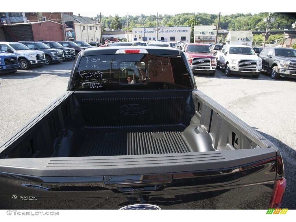 2016 F150 Lariat SuperCrew 4x4 - Shadow Black / Black photo #5