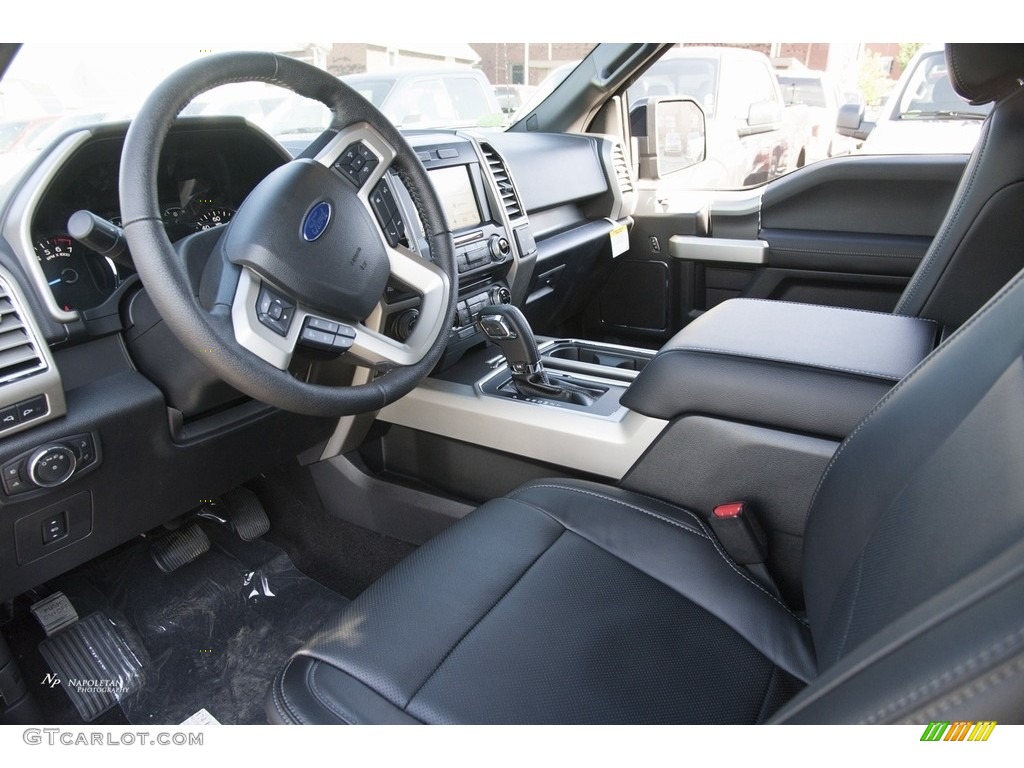 2016 F150 Lariat SuperCrew 4x4 - Shadow Black / Black photo #8