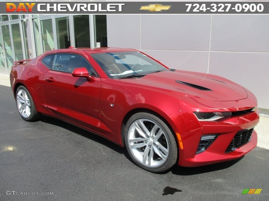 2017 Camaro SS Coupe - Garnet Red Tintcoat / Kalahari photo #1