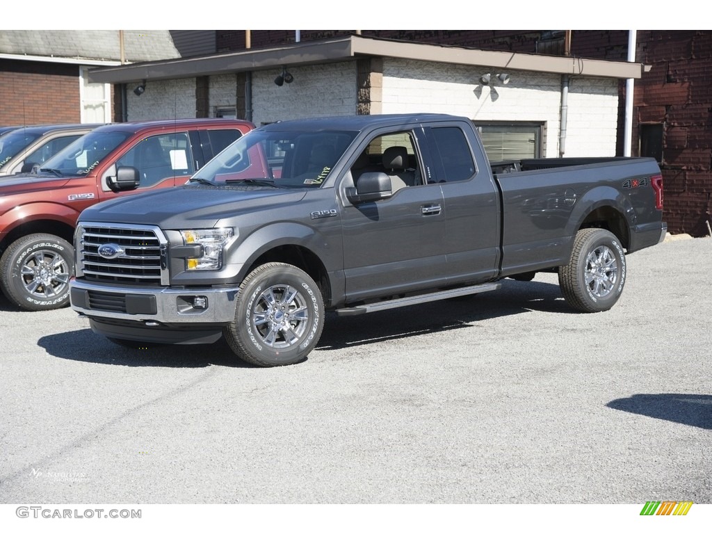 2016 F150 XLT SuperCab 4x4 - Magnetic / Medium Earth Gray photo #1