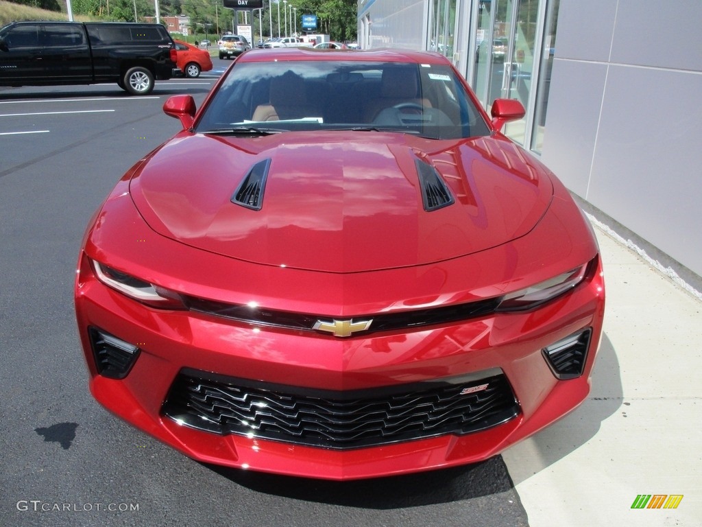 2017 Camaro SS Coupe - Garnet Red Tintcoat / Kalahari photo #9