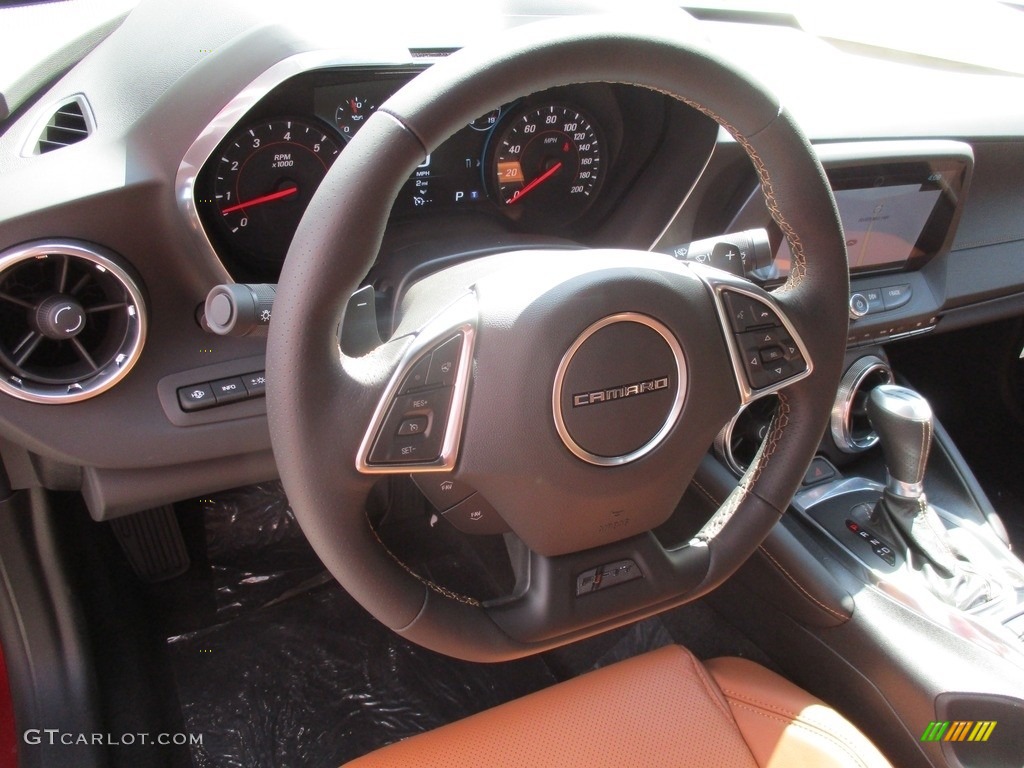 2017 Chevrolet Camaro SS Coupe Kalahari Steering Wheel Photo #114317263