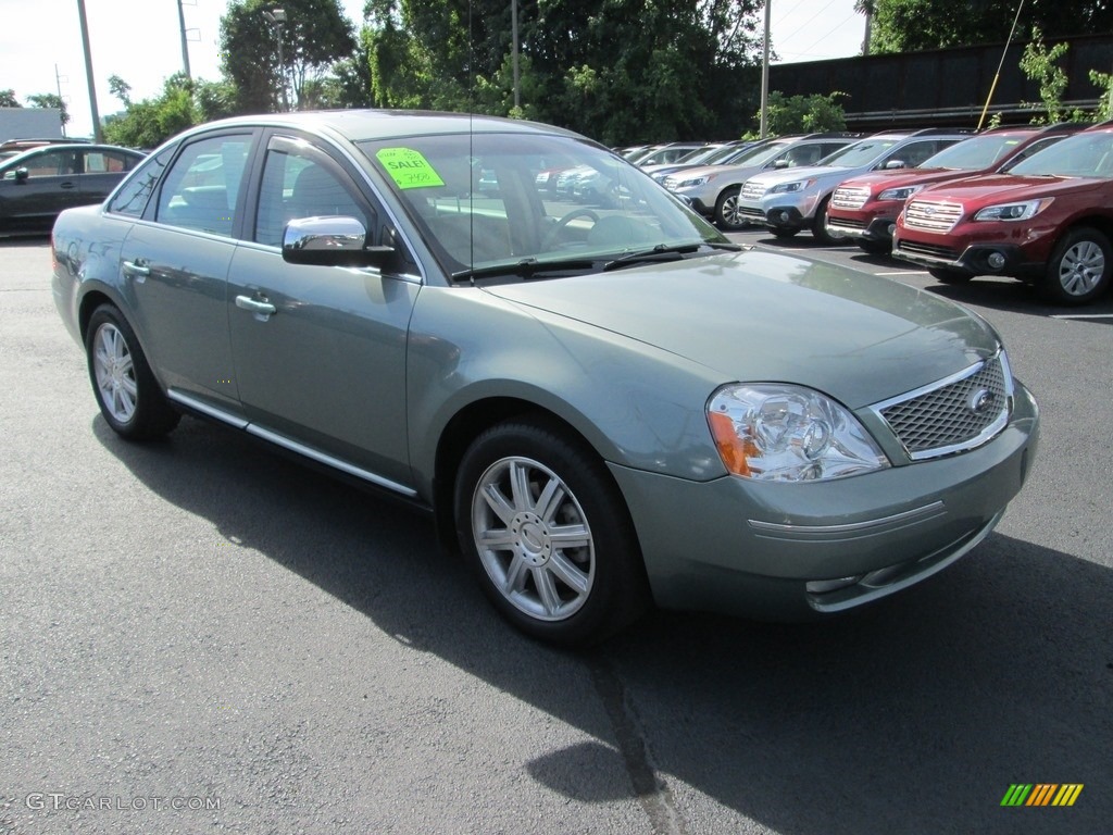 2006 Five Hundred Limited AWD - Titanium Green Metallic / Pebble Beige photo #4