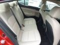 2017 Hyundai Elantra Beige Interior Rear Seat Photo