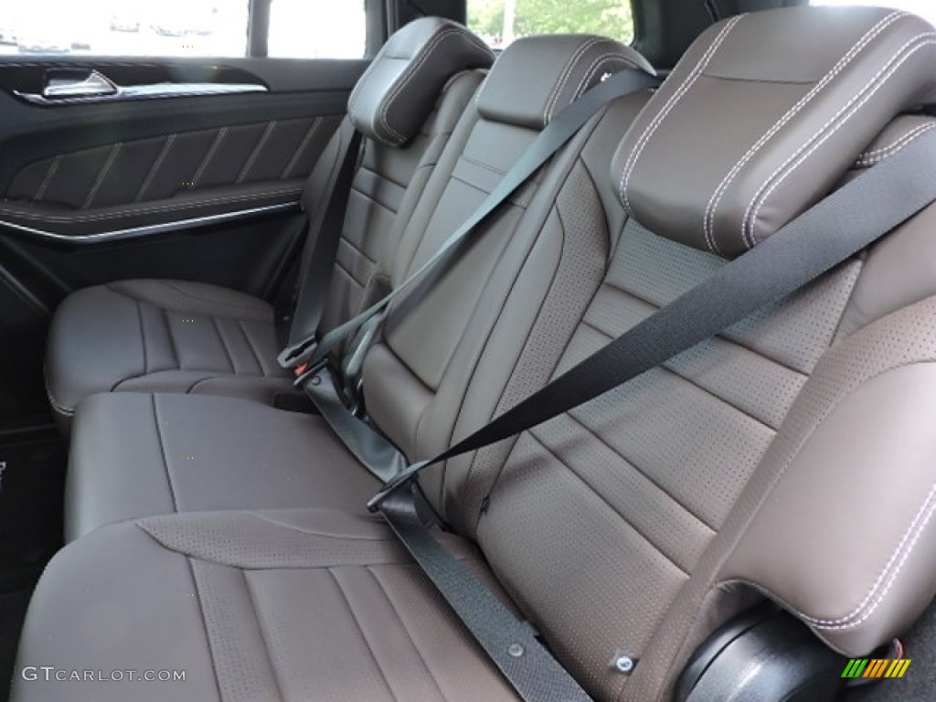 AMG Espresso Brown/ Black Interior 2017 Mercedes-Benz GLS 63 AMG 4Matic Photo #114319315