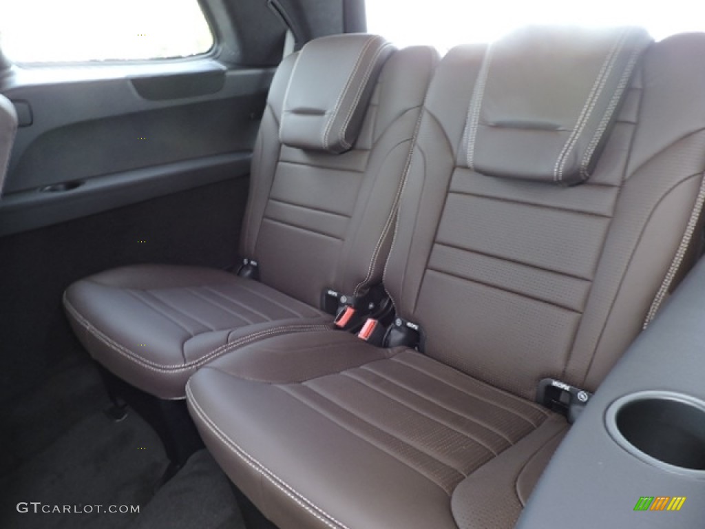 AMG Espresso Brown/ Black Interior 2017 Mercedes-Benz GLS 63 AMG 4Matic Photo #114319348