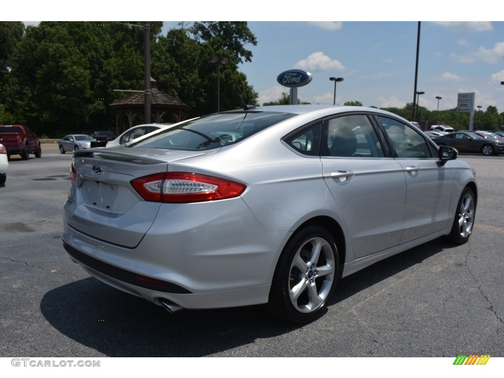 2016 Fusion S - Ingot Silver Metallic / Medium Earth Gray photo #3