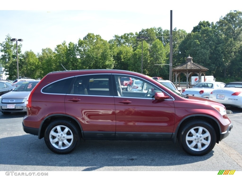 2008 CR-V EX-L - Tango Red Pearl / Gray photo #2