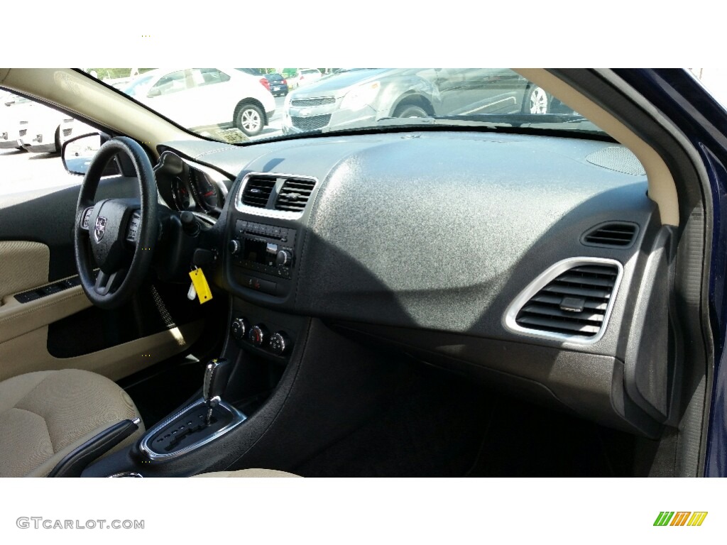 2014 Avenger SE - True Blue Pearl / Black/Light Frost Beige photo #6